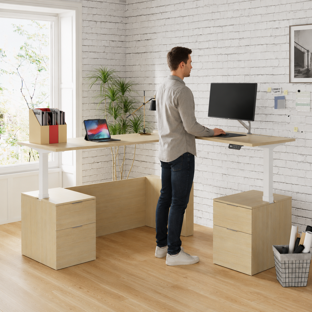 Corner Sit Stand Desk Guide: How to Choose the Right L-Shaped Standing Desk