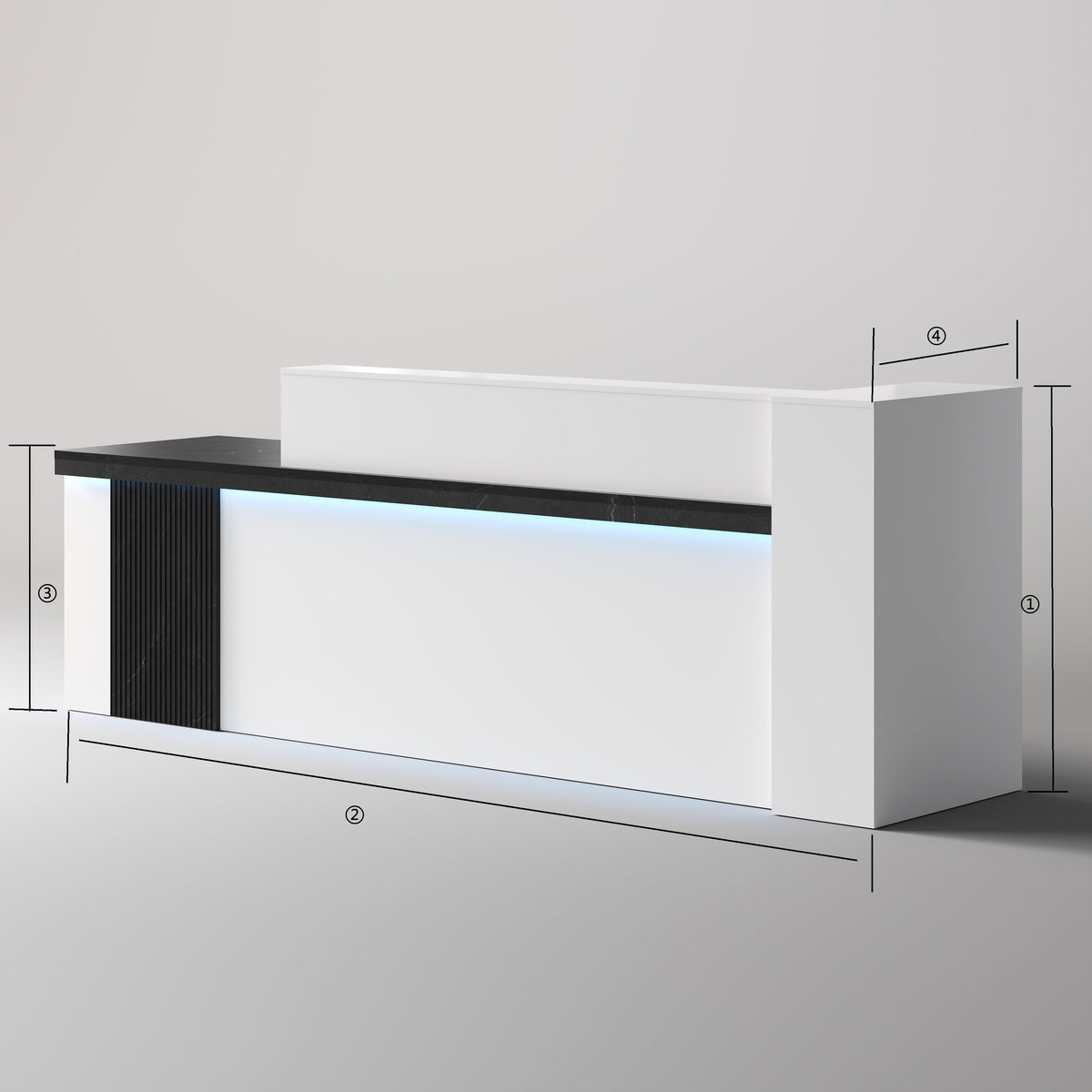 Reception Desk Dimensions Guide: Height, Depth, Width & Clearance