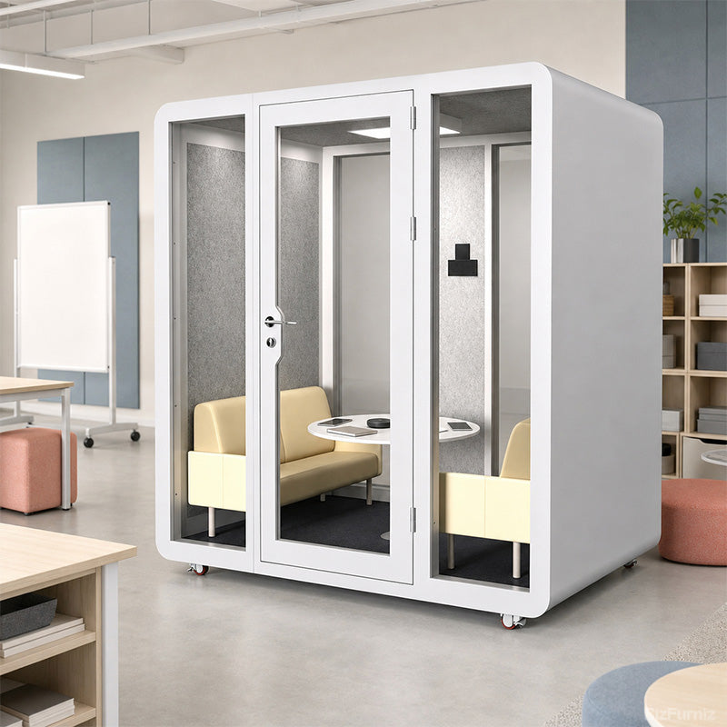 Soundproof Office Pod—Private Space