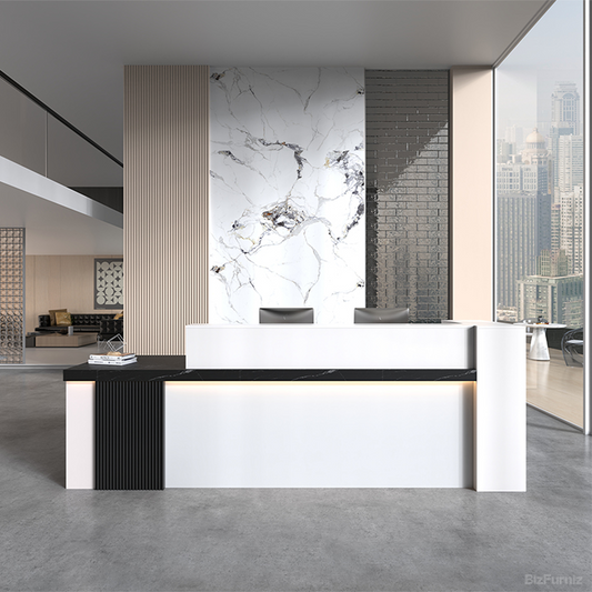 Modern Reception Desk for Front Office, Clinics and Business Spaces