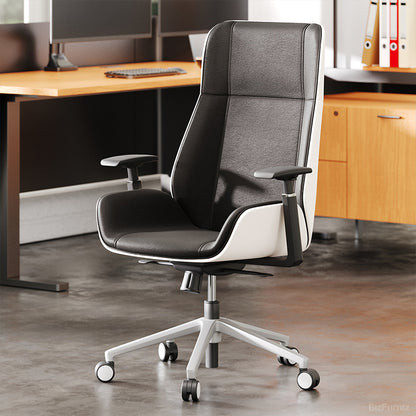 High-Back Executive Office Chair with Ergonomic Reclining Design, 360° Rotation, and Smooth Casters product photo