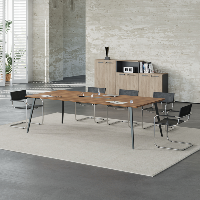 Modern Conference Table: Where Simple Design meets Seamless Power