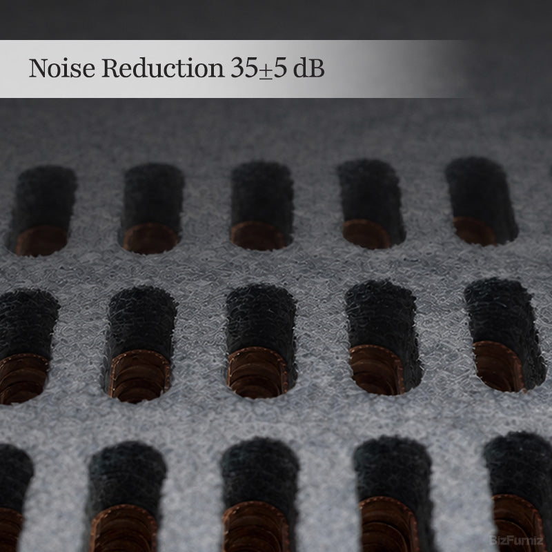 35±5 dB Noise Reduction for Clearer Focus