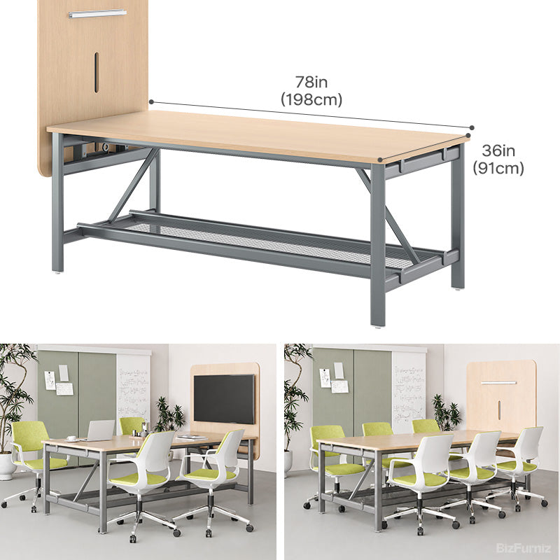 Spacious 78" x 36" Tabletop - Comfortably Seats 4-6 People