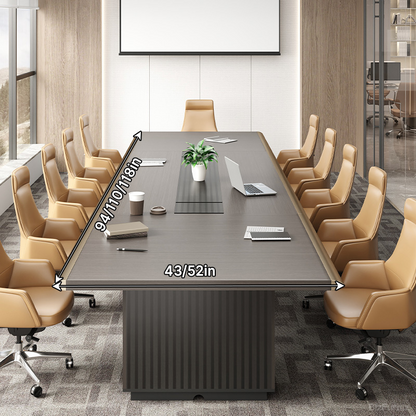 Spacious Conference Table Workspace