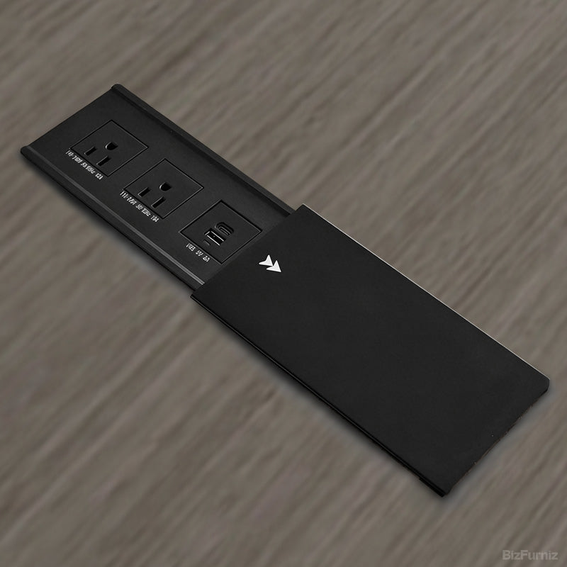 Built-In Cable Management & Charging Box