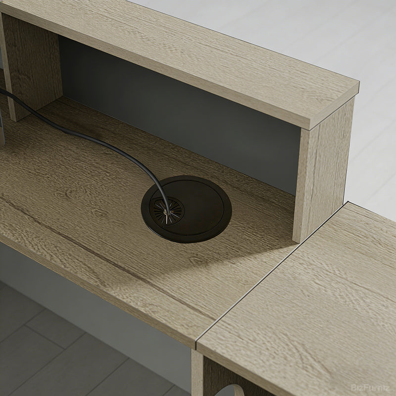 Smooth Scratch-Resistant Front Desk Surface