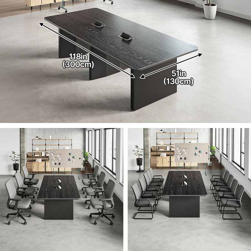 118-inch Spacious Conference Table with Pop-up Power Outlet for Productive Team Meetings product view 8