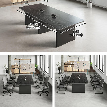 118-inch Spacious Conference Table with Pop-up Power Outlet for Productive Team Meetings product view 8