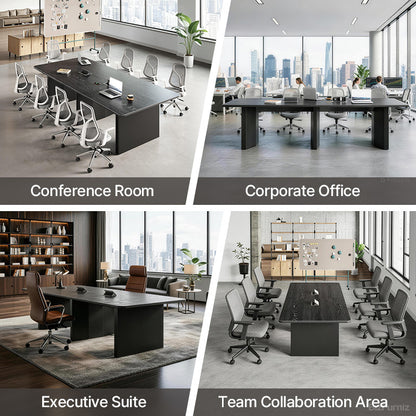 118-inch Spacious Conference Table with Pop-up Power Outlet for Productive Team Meetings product view 9
