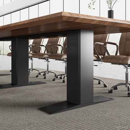 height-adjustable conference table surface