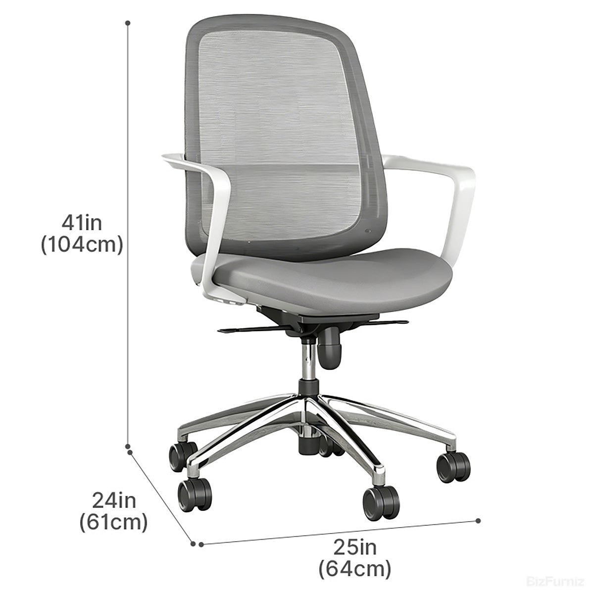 Ergonomic Recline Office Chair with 38-41" Adjustable Height product view 5
