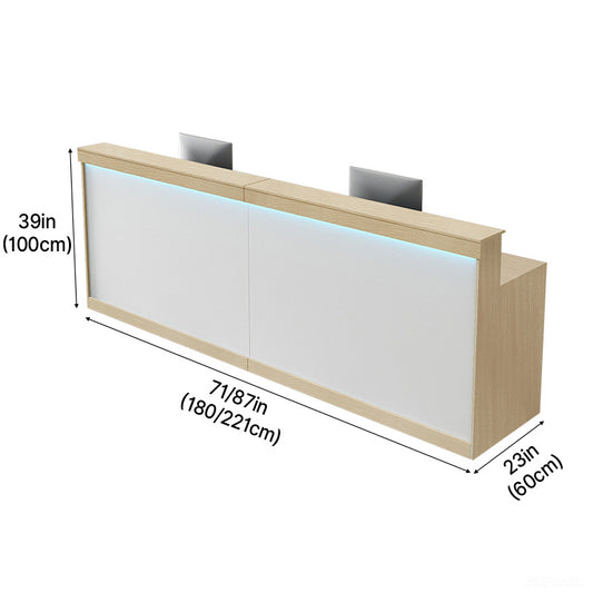 Sleek Reception Desk for Modern Offices and Retail Spaces