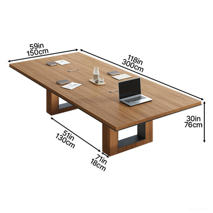 Spacious Conference Table with Cable Management and Durable Surface for Team product view 8
