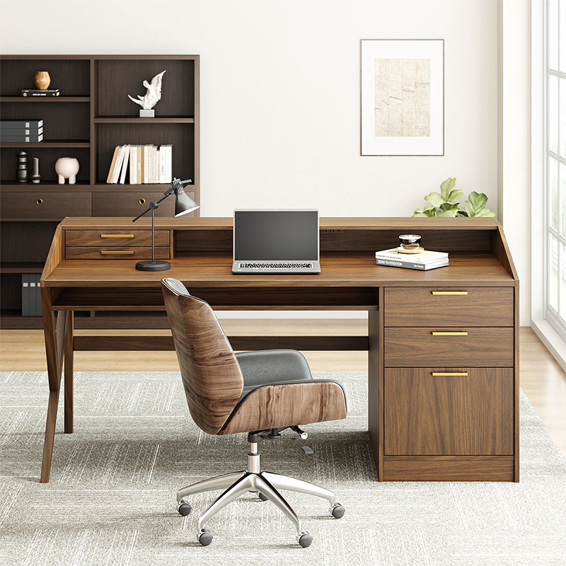 71-inch Modern Office Desk with Cable Management Box for Home Office and Commercial Use product view 3