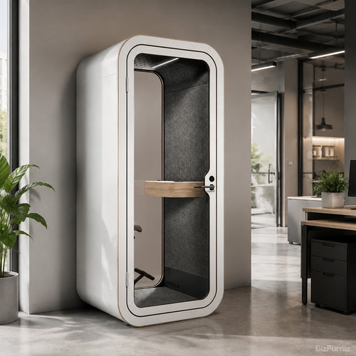 Soundproof Booth with Ventilation, Power Outlets and Mobile Casters product photo 14