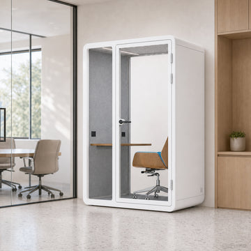 Soundproof Booth with 35±5 dB Noise Reduction and Quiet Ventilation