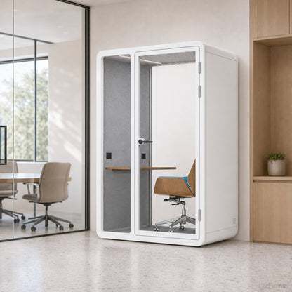 Soundproof Booth with 35±5 dB Noise Reduction and Quiet Ventilation