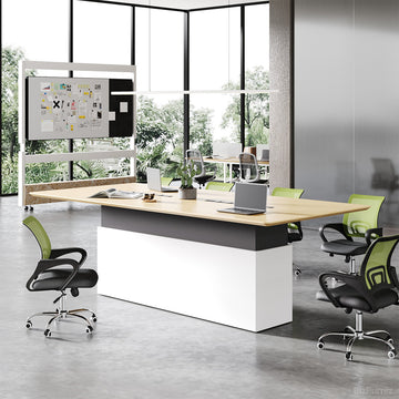 Modern Two-Tone Meeting Table