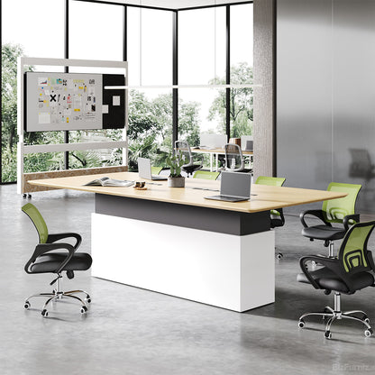 Modern Two-Tone Meeting Table
