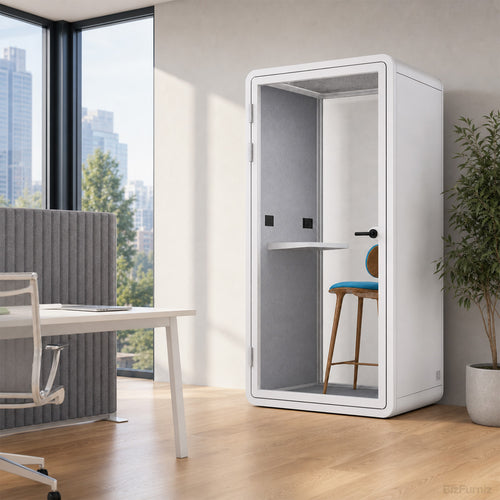 Soundproof Booth with 35±5 dB Noise Reduction and Quiet Ventilation