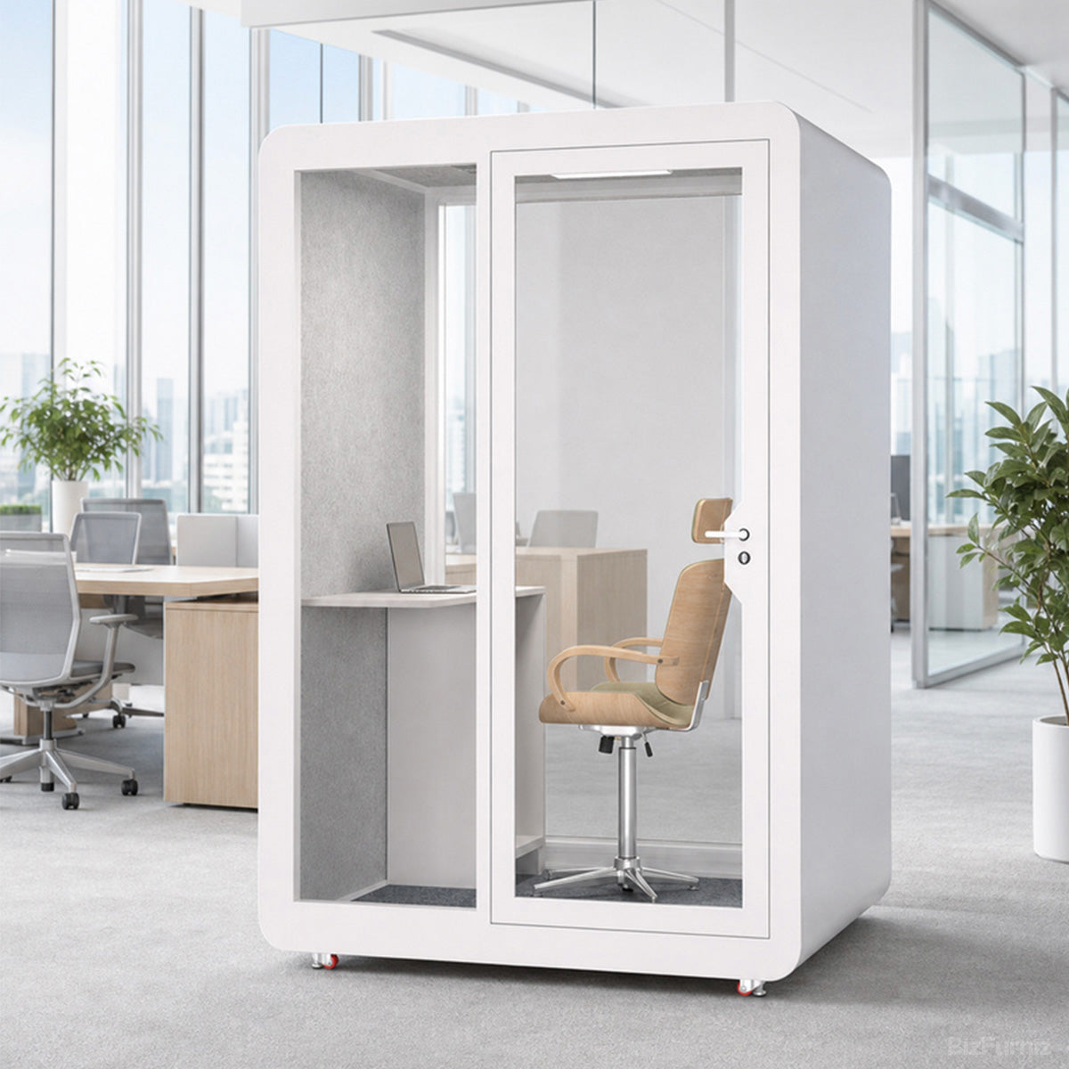 Soundproof Booth with 35±5 dB Noise Reduction and Ventilation product photo 11