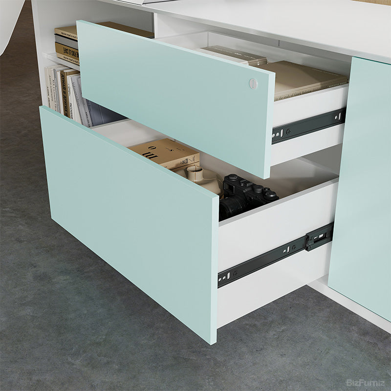 Roomy Side Storage for a More Organized Office