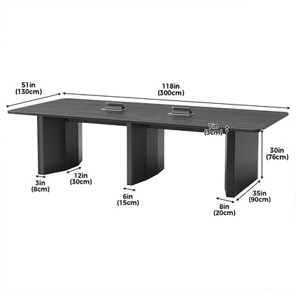 118-inch Spacious Conference Table with Pop-up Power Outlet for Productive Team Meetings product view 15