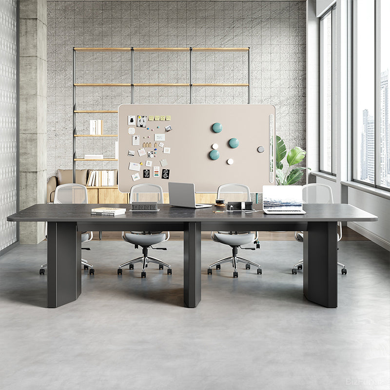 118-inch Spacious Conference Table with Pop-up Power Outlet for Productive Team Meetings product view 3
