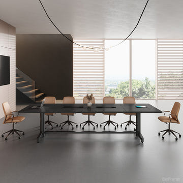 118" Conference Table with Integrated Outlet, USB Port for 8-12 People product photo