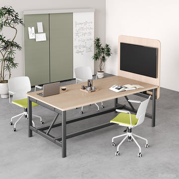 Conference Table with 4¨C6 Seats in Modern Meeting Rooms
