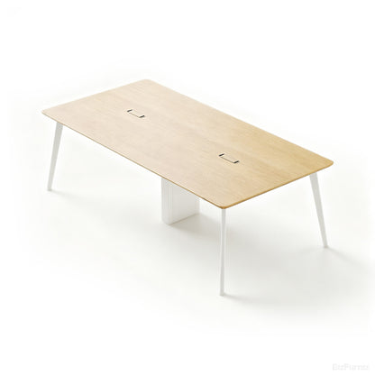 94" Conference Table with Cable Boxes and Reinforced Support Frame for 6-10 People product photo