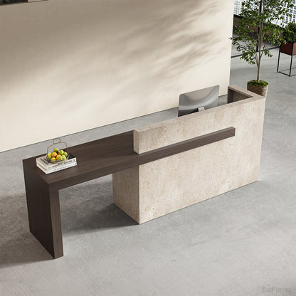 108” Reception Desk with Counter, Drawers, File Hangers & Built-in Power Hub product photo 5