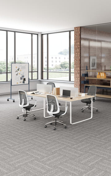 Open Office Setup with Workstaton Desk