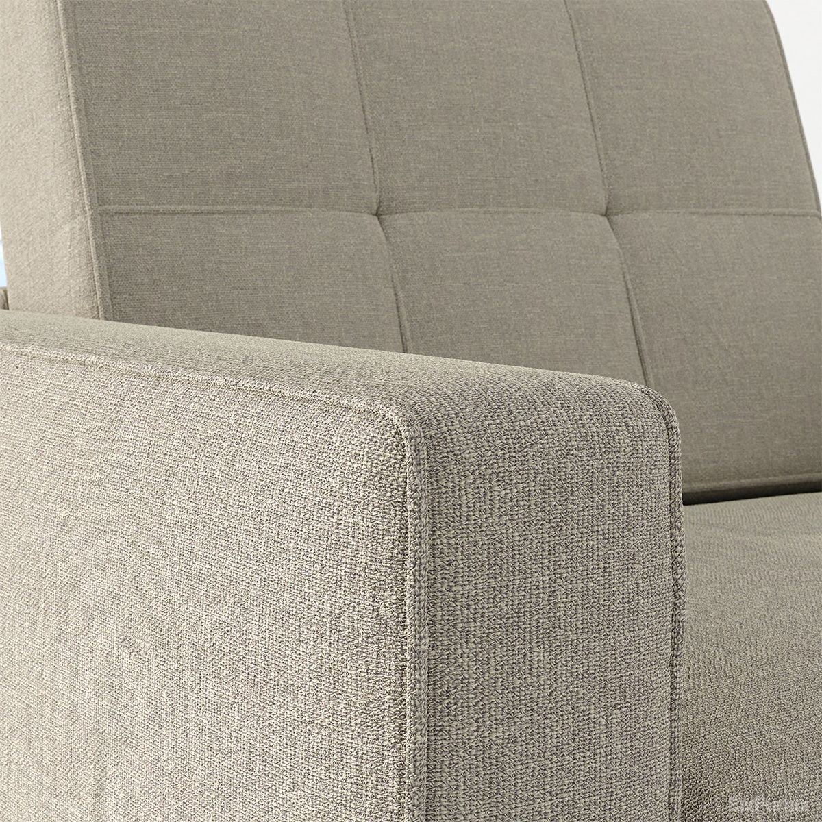 handrest of afabric sofa