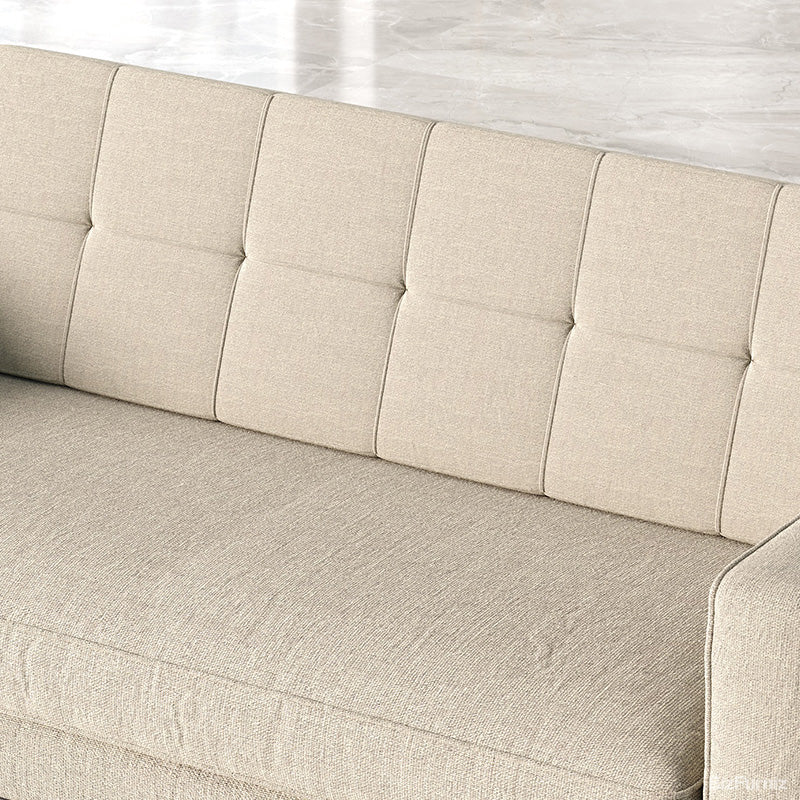 Precision Grid-Tufted Sophistication
