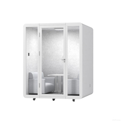 Modular Soundproof Office Pod with Ventilation & Casters product photo 5