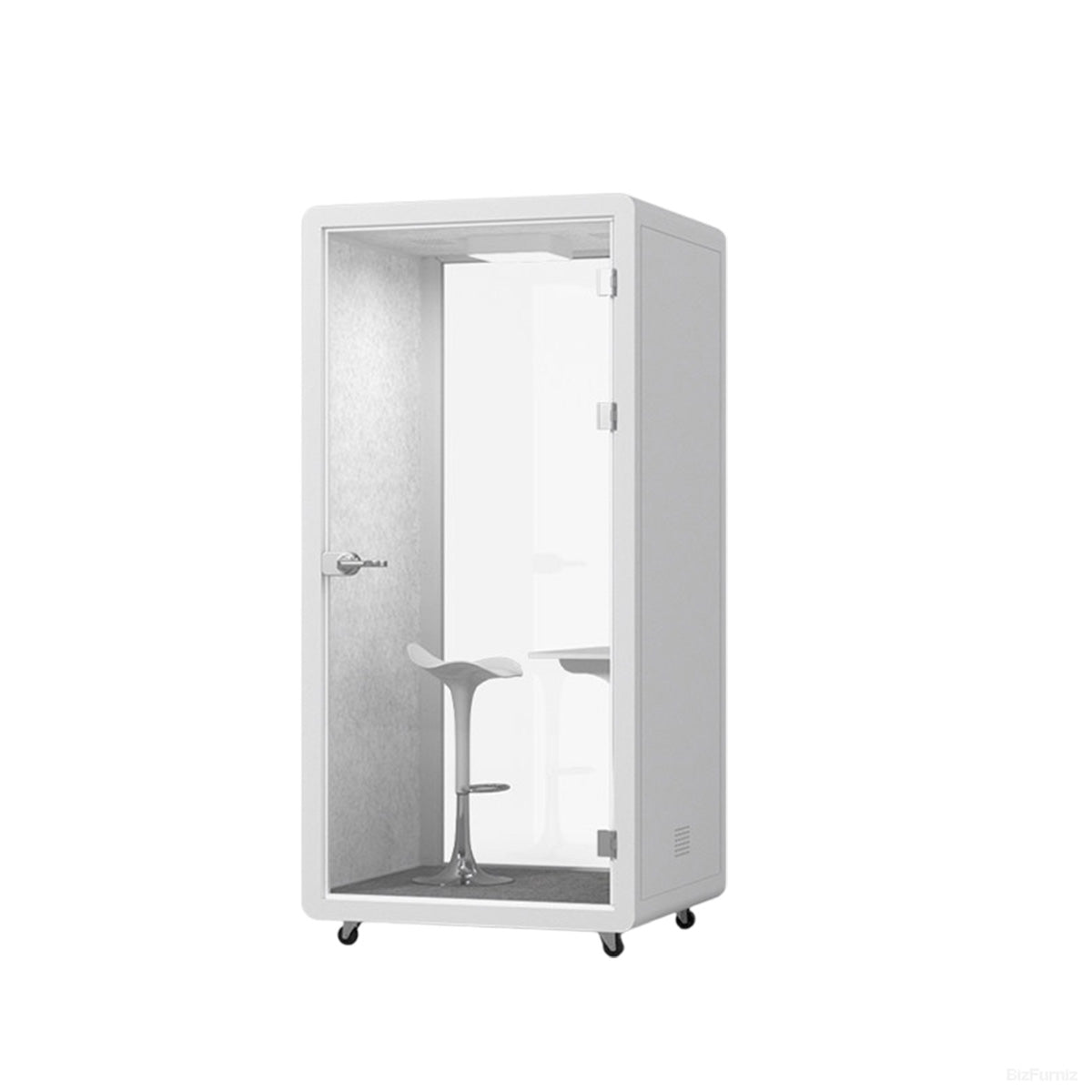 Modular Soundproof Office Pod with Ventilation & Casters product photo 12
