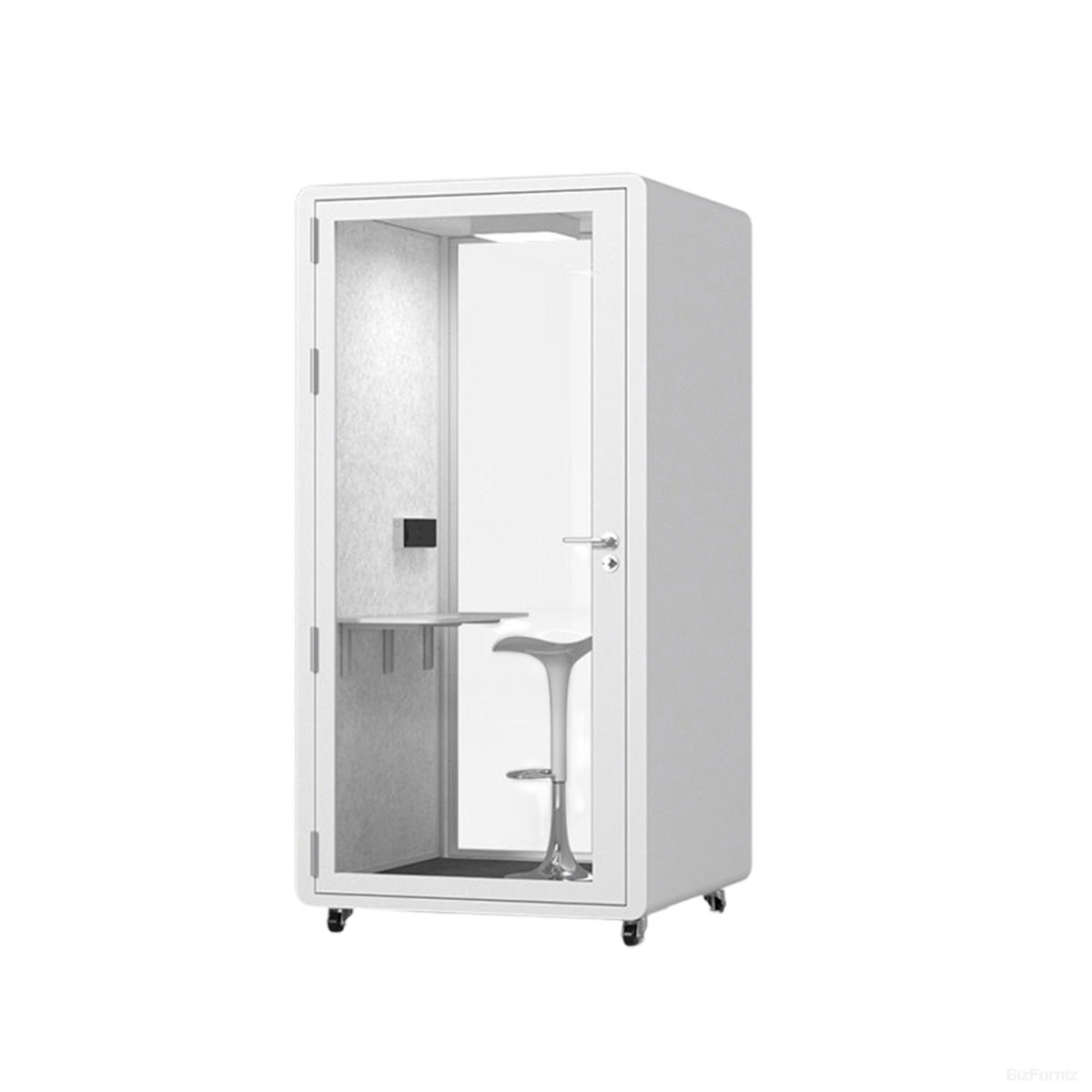 Modular Soundproof Office Pod with Ventilation & Casters product photo 11
