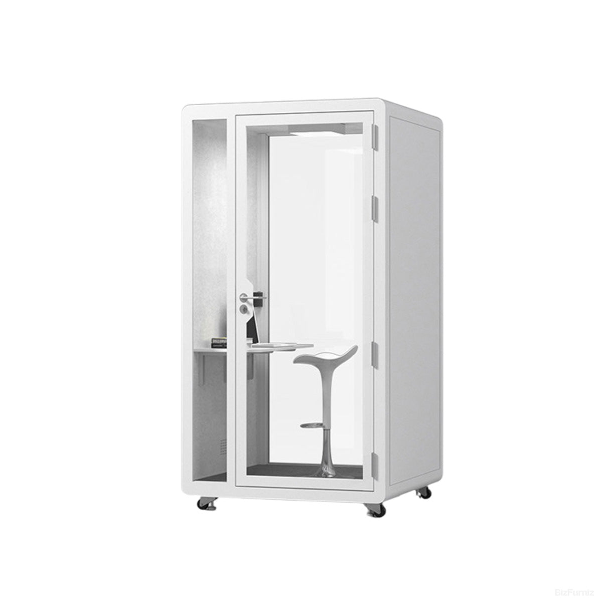 Modular Soundproof Office Pod with Ventilation & Casters product photo 10