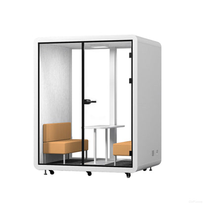 Modular Soundproof Office Pod with Ventilation & Casters product photo 8
