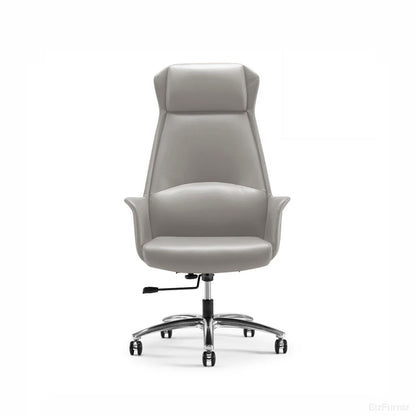 Ergonomic Leather Office Chair with Adjustable Height, Recline and Lumbar Support product view 17
