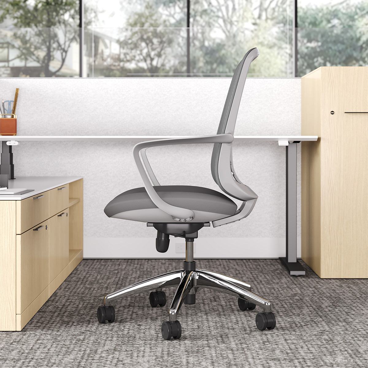 Ergonomic Recline Office Chair with 38-41" Adjustable Height product view 3