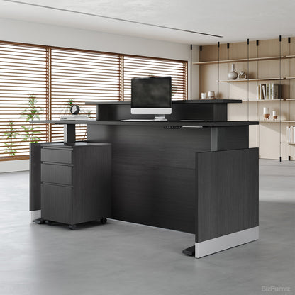 72" L Premium Office Desk with Height-adjustable Function for Modern and Corporate Workspaces