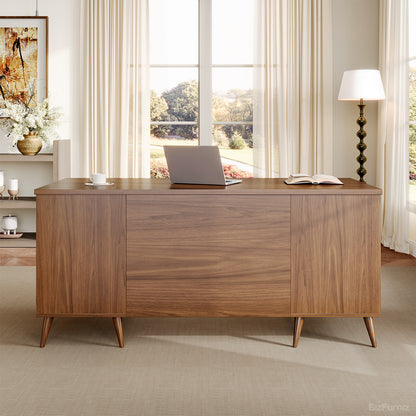 65-inch Modern Office Desk with Multiple Drawers for Home Office and Study for modern office workspace