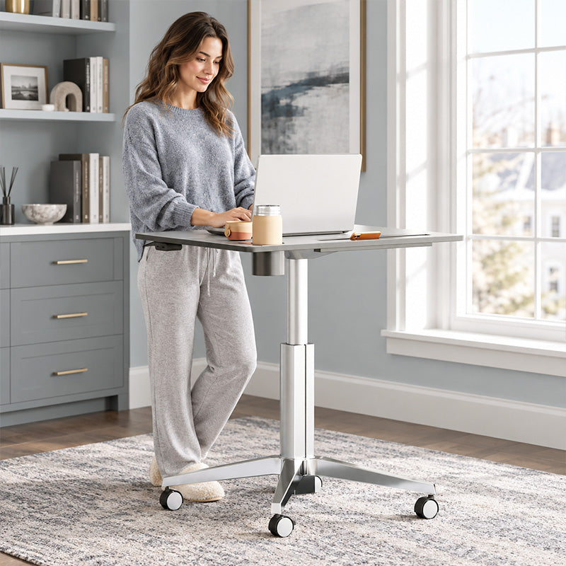 Move Freely with This Office Desk