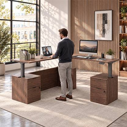 height-adjustable office desk