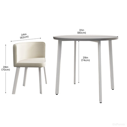 Round Table and 4 Chairs in Reception