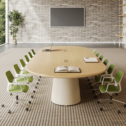 Sleek Conference Table with Hidden Cable Box & Spacious Surface for 12–14 People photo 2