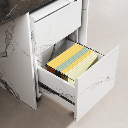 Modern Reception Desk with Counter Cable Management for Offices, Lobbies & Stores product photo 6
